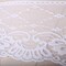 2 Yards White Floral Crossed Polyester Lace Trim Scalloped Edge for Rustic Decor and Crafting